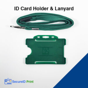 id card holder green